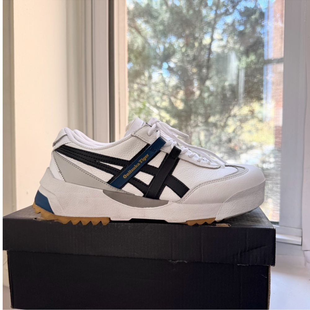 New Onitsuka Tiger Delegation Ex Sneakers White Black - Picture 8 of 10